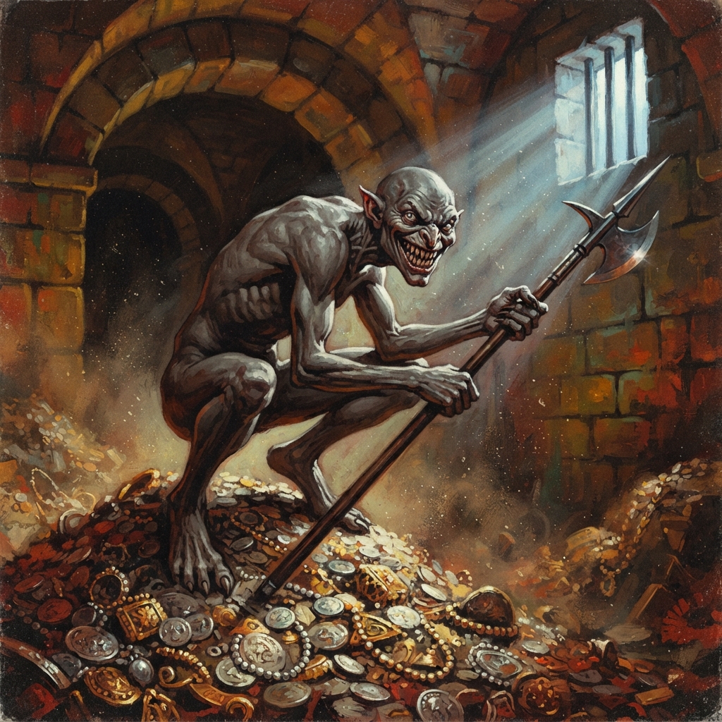 Envyspawn, original Pathfinder 2e monster artwork by ZapGM