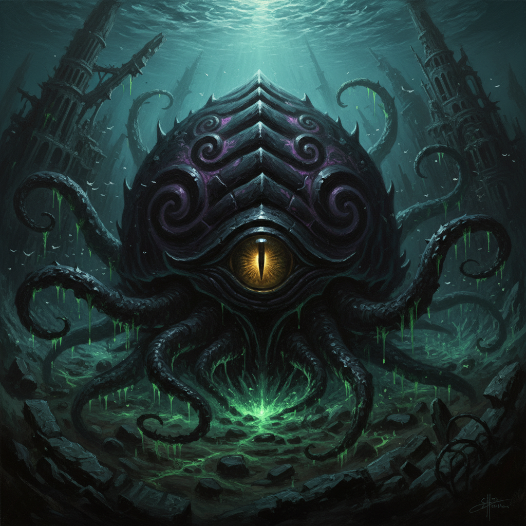 Vaspercham, original Pathfinder 2e monster artwork by ZapGM