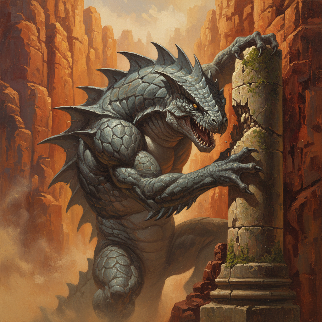 Zetogeki, original Pathfinder 2e monster artwork by ZapGM