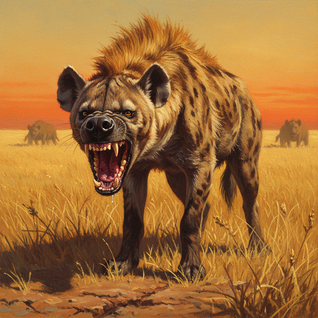 Hyena, original D&D 5e monster artwork by ZapGM