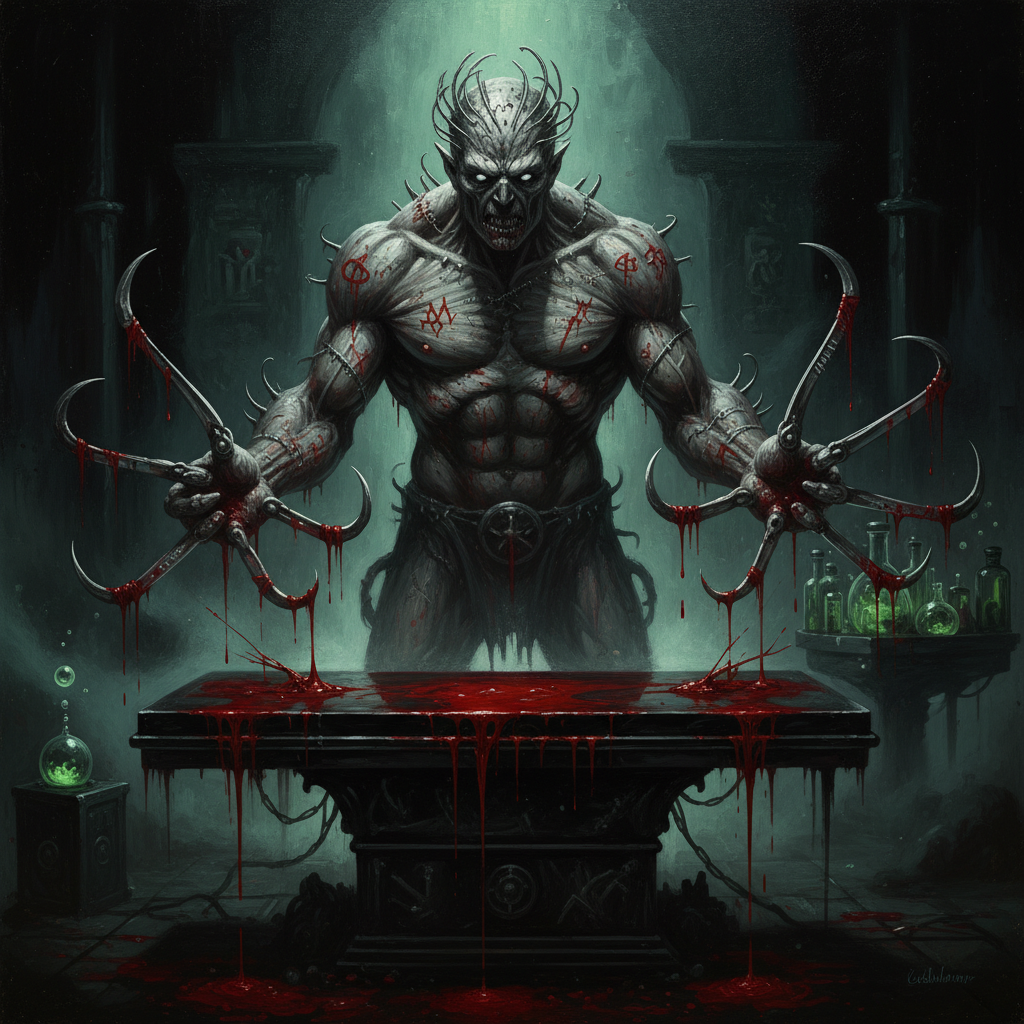 Interlocutor, original Pathfinder 2e monster artwork by ZapGM