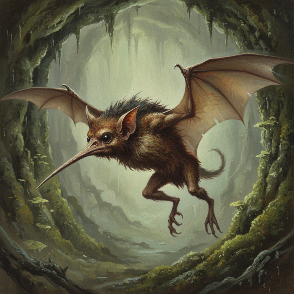 Stirge, original D&D 5e monster artwork by ZapGM