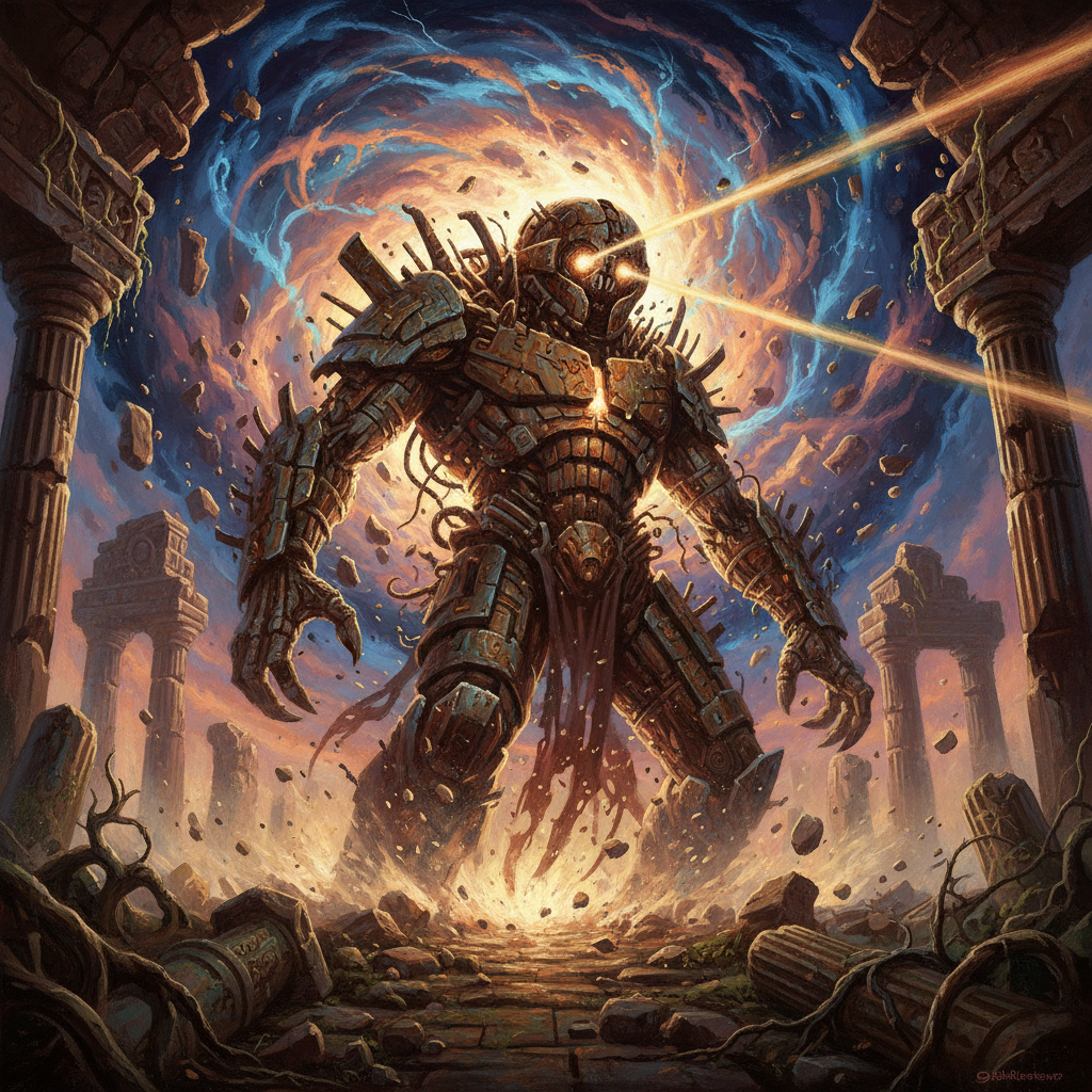 Guthallath, original Pathfinder 2e monster artwork by ZapGM