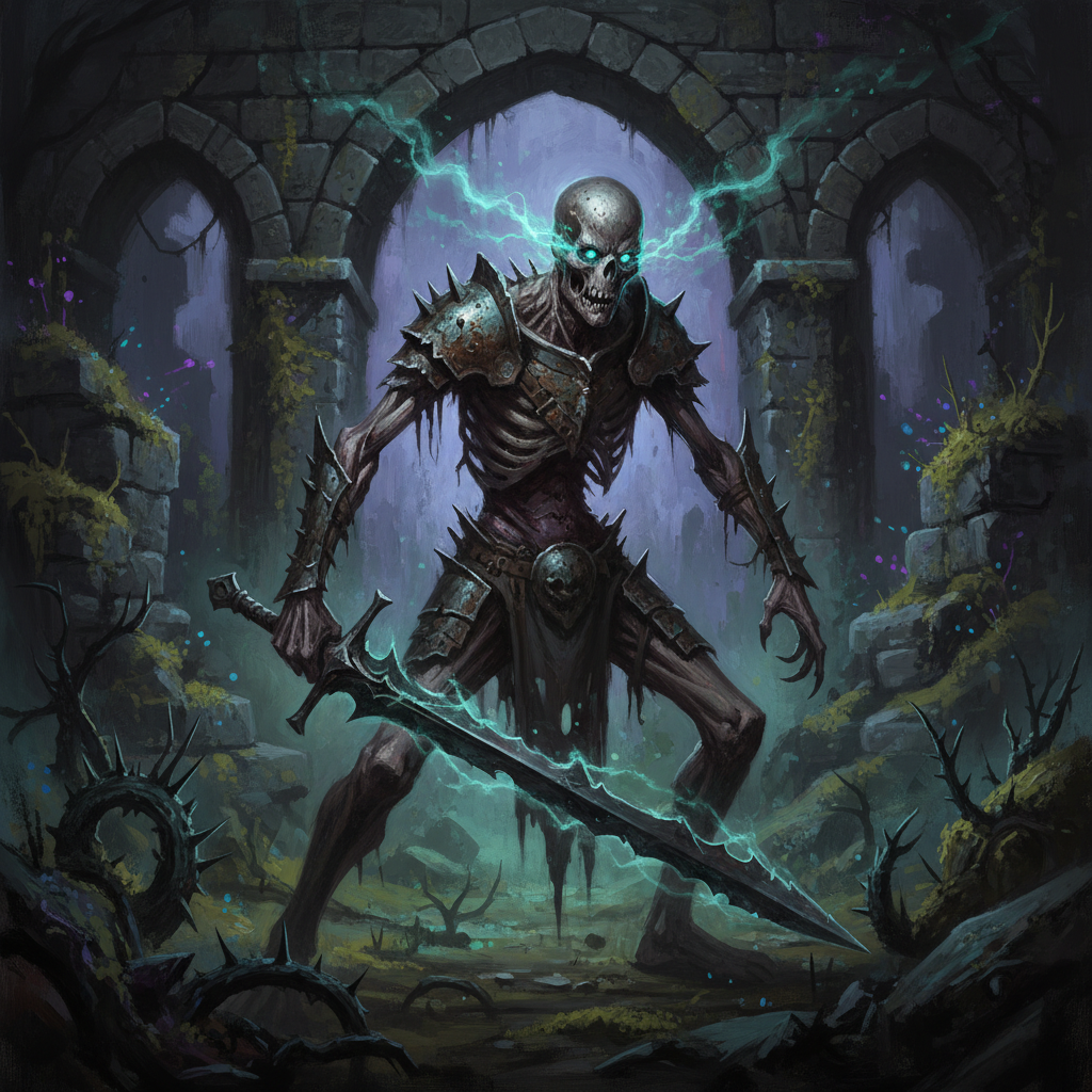 Bodak, original Pathfinder 2e monster artwork by ZapGM