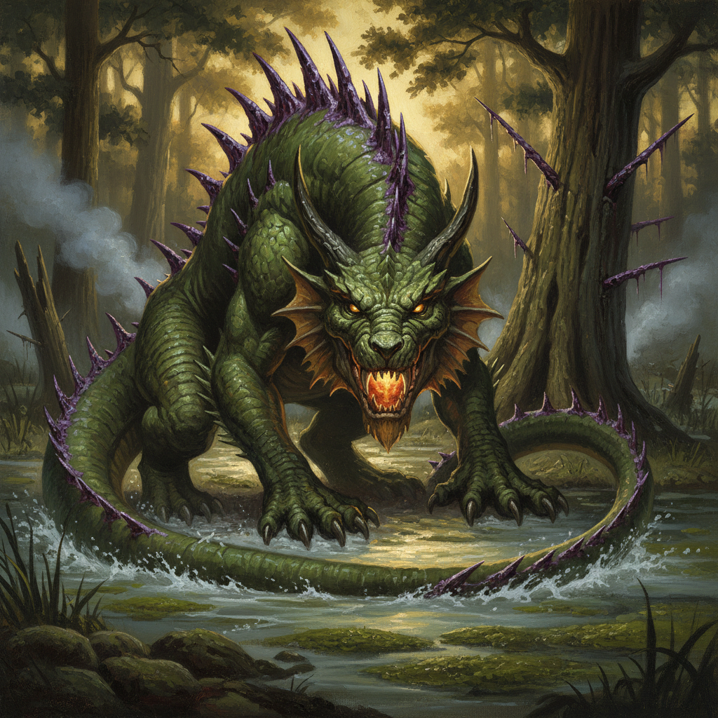 Peluda, original Pathfinder 2e monster artwork by ZapGM