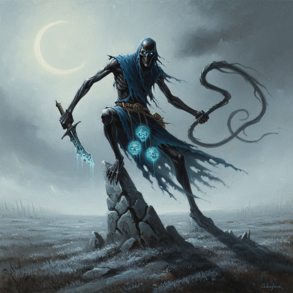 Sumbreiva, original Pathfinder 2e monster artwork by ZapGM