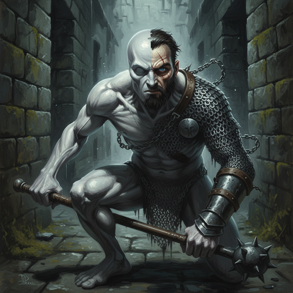 Doppelganger, original D&D 5e monster artwork by ZapGM