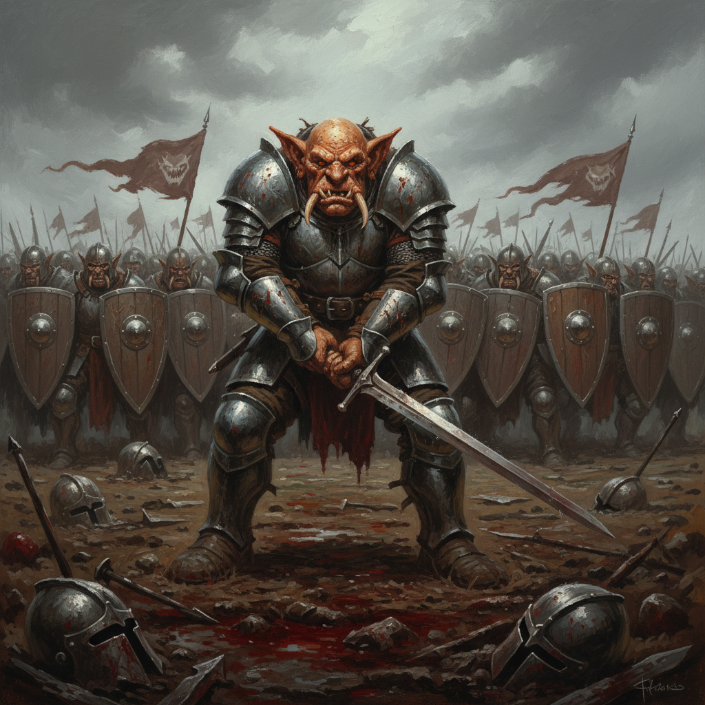 Hobgoblin, original D&D 5e monster artwork by ZapGM