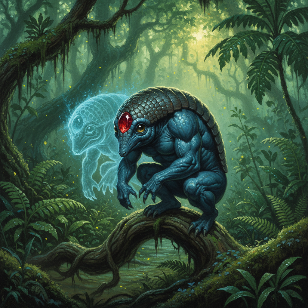 Carbuncle, original Pathfinder 2e monster artwork by ZapGM