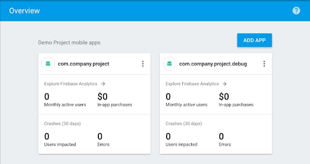 Two apps in a single project, one for debug, the other for release, with different app ids.