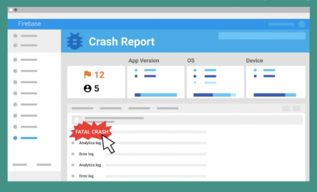 Illustration of Firebase Crash Reporting### Make Faster Data Driven Decisions with Firebase Analytics