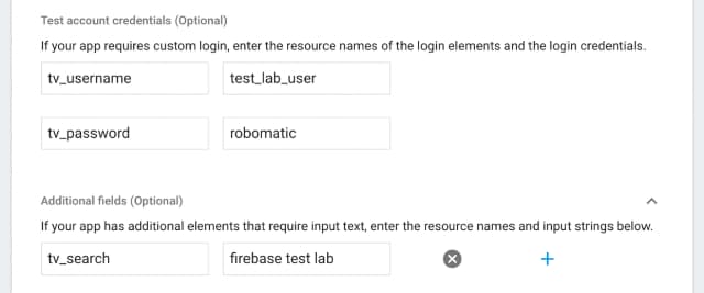This UI is available as an "advanced option" when running a test