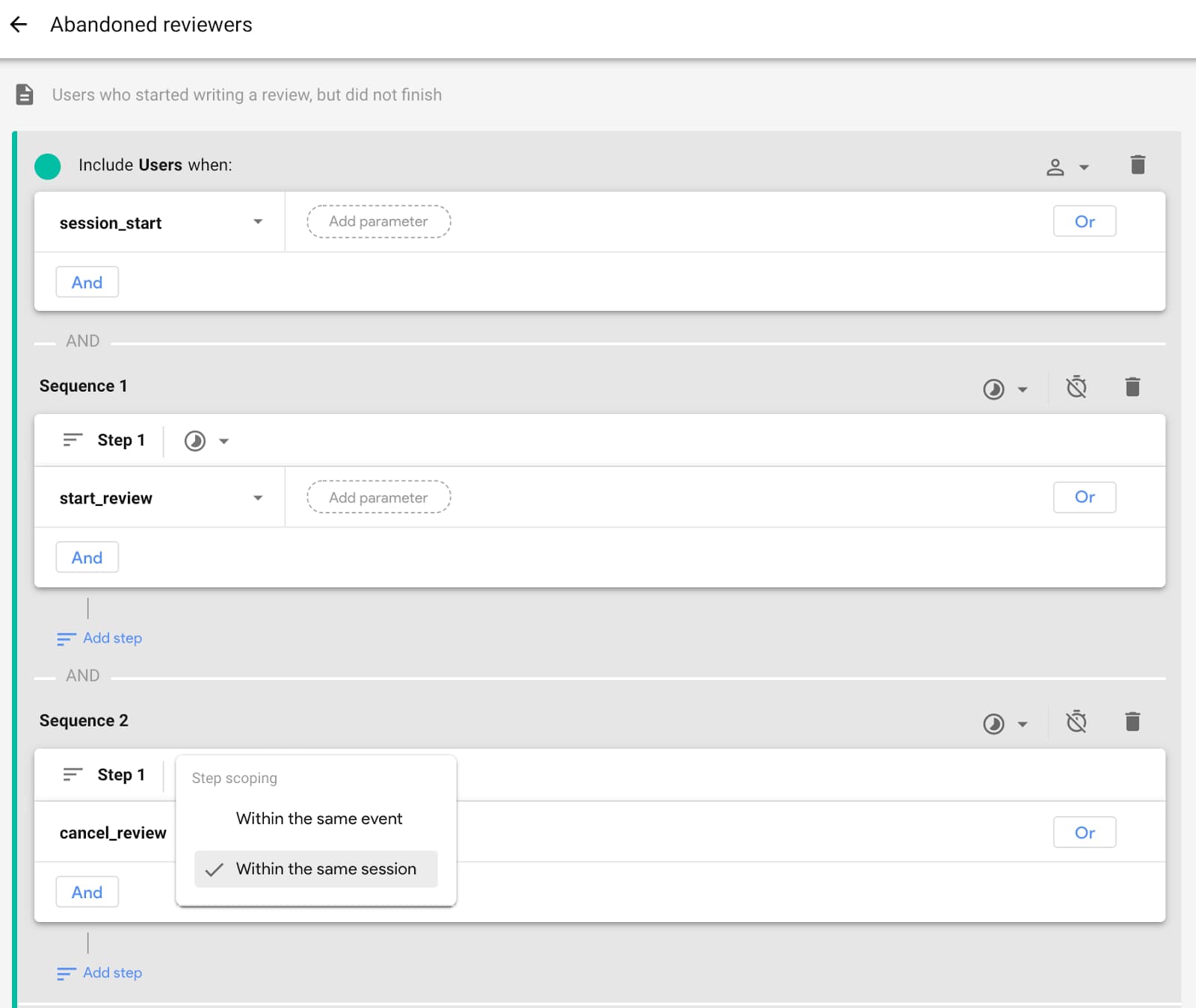 audience builder