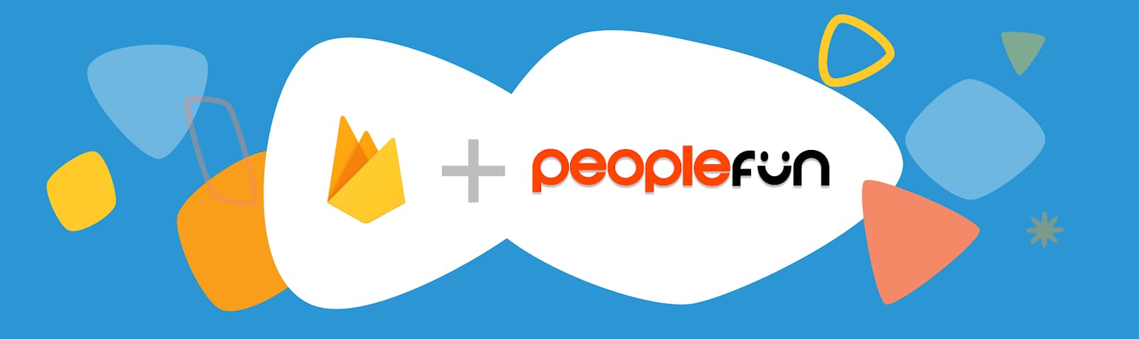 Animated banner showing Firebase logo with PeopleFun