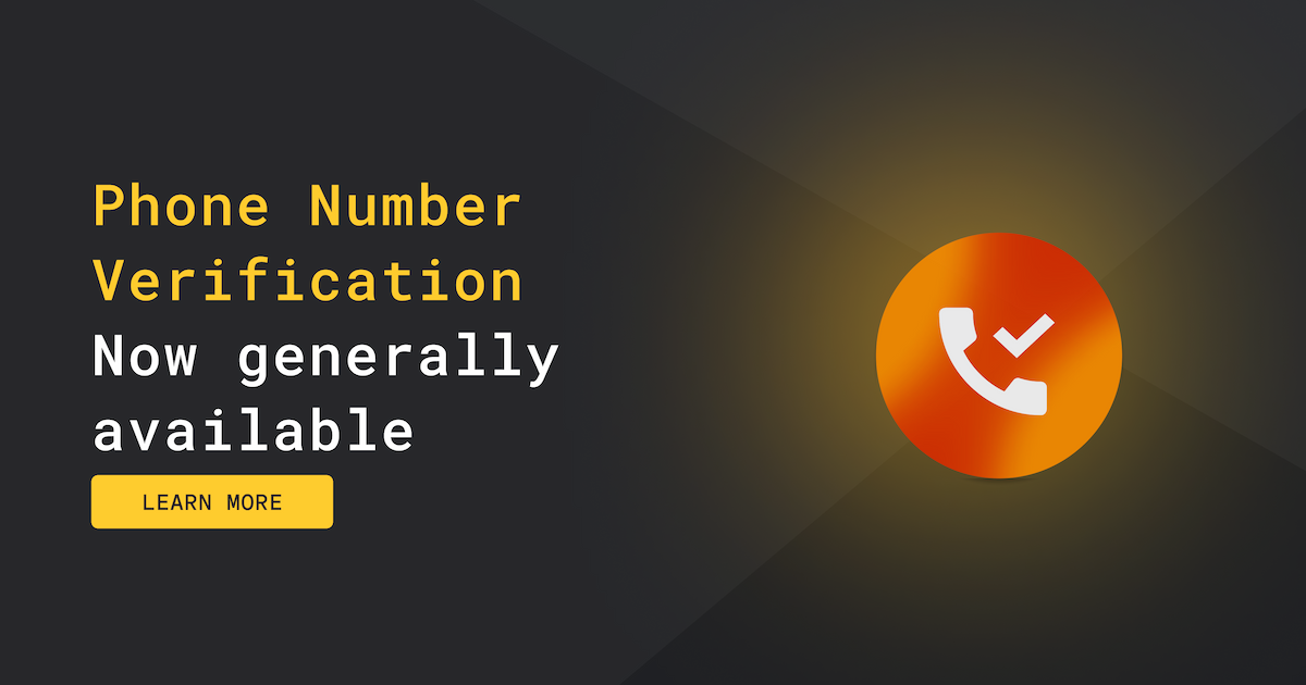 Firebase Phone Number Verification is generally available!