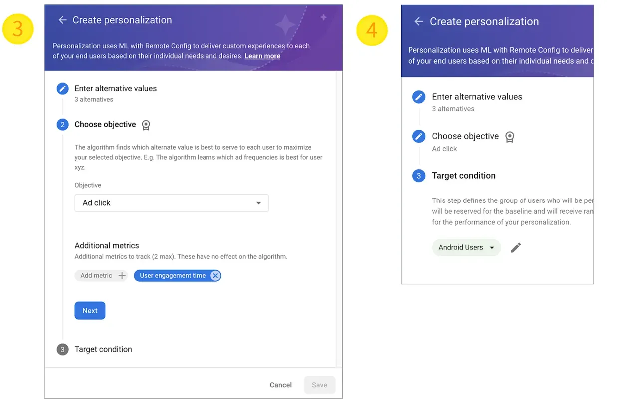 Step By Step for setting up personalization