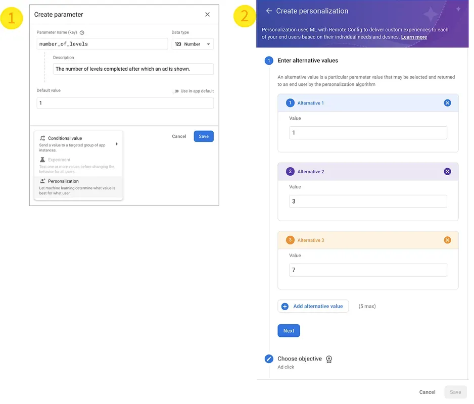 Step By Step for setting up personalization