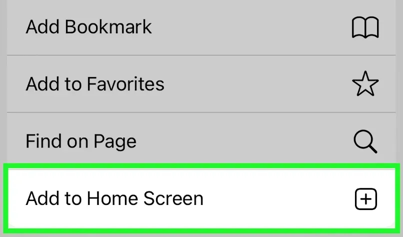Adding a progressive web application (PWA) on Safari iOS to the Home Screen