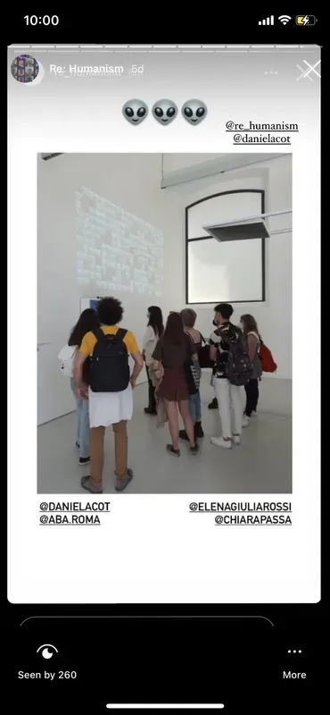 Attendees viewing the Body as Building exhibition.
