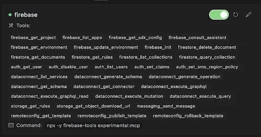 Firebase MCP server rules