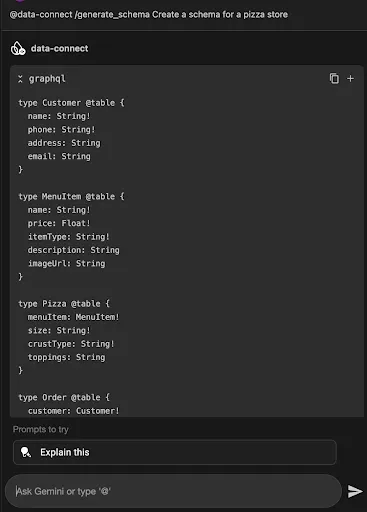 FDC with Gemini Code Assist