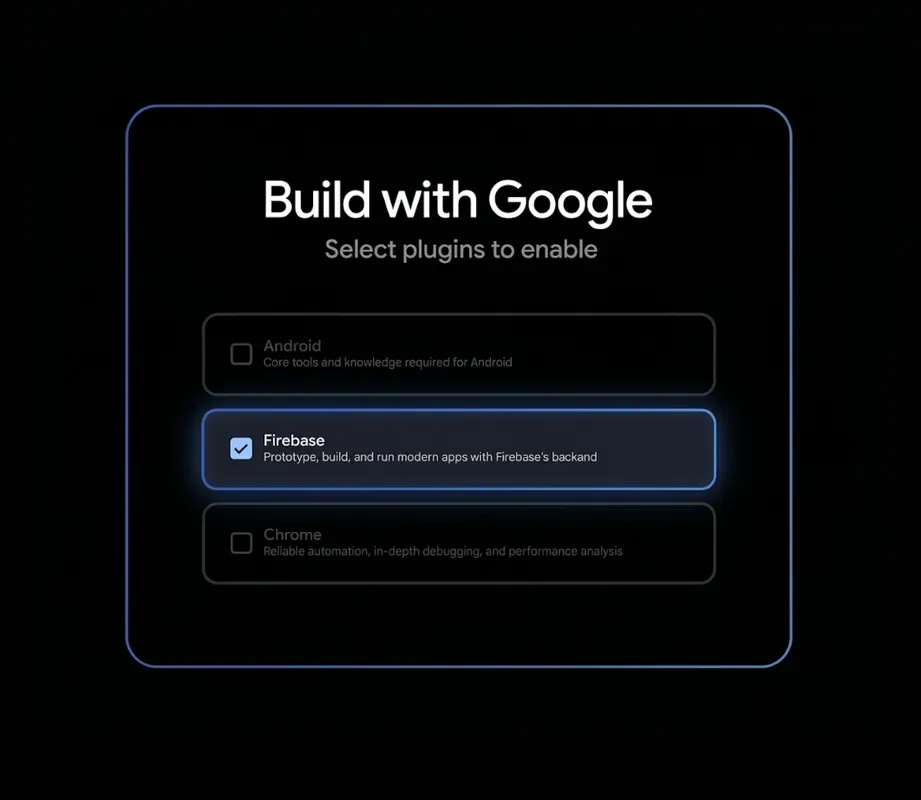 Enable Firebase with one click during Google Antigravity’s new onboarding process