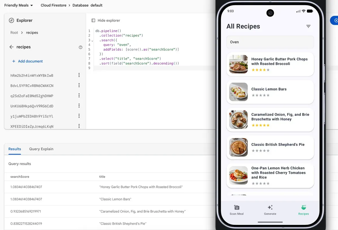 Perform high-relevance keyword and phrase searches with new native full-text search in Firestore Enterprise