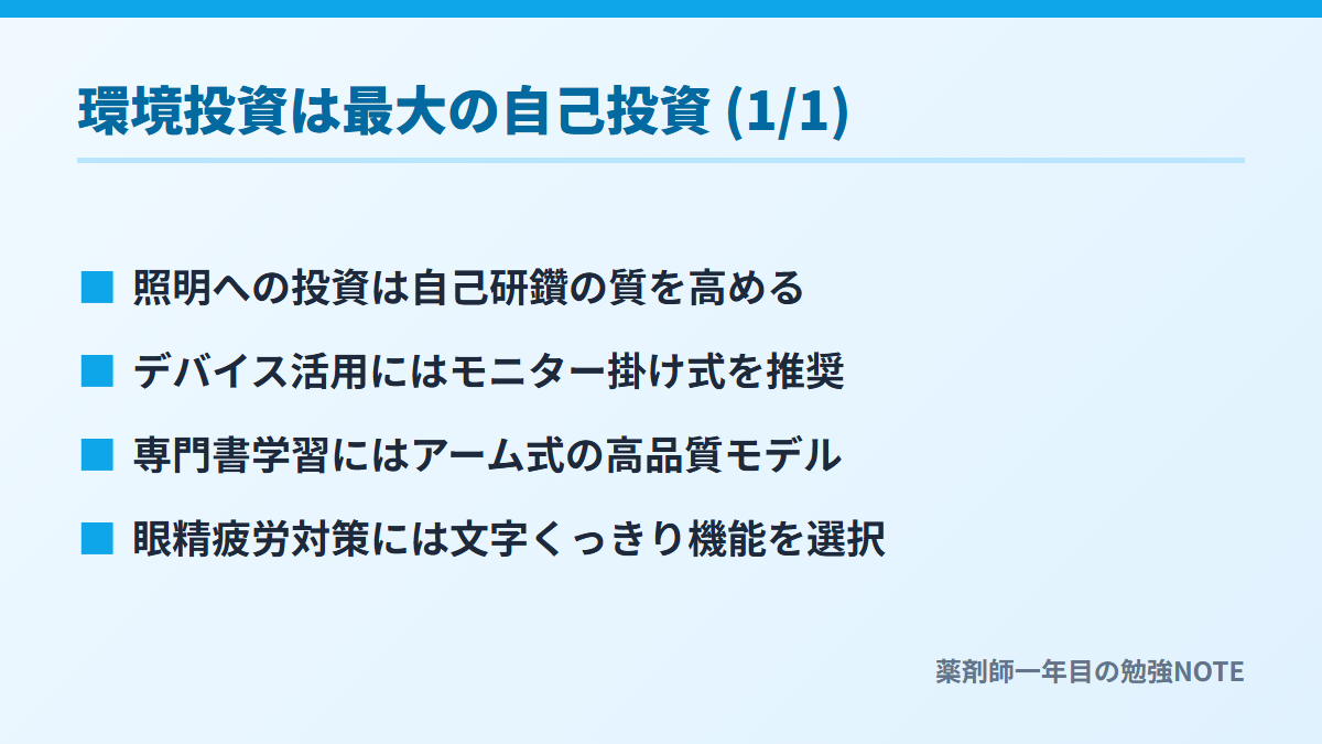 環境投資は最大の自己投資 (1/1)