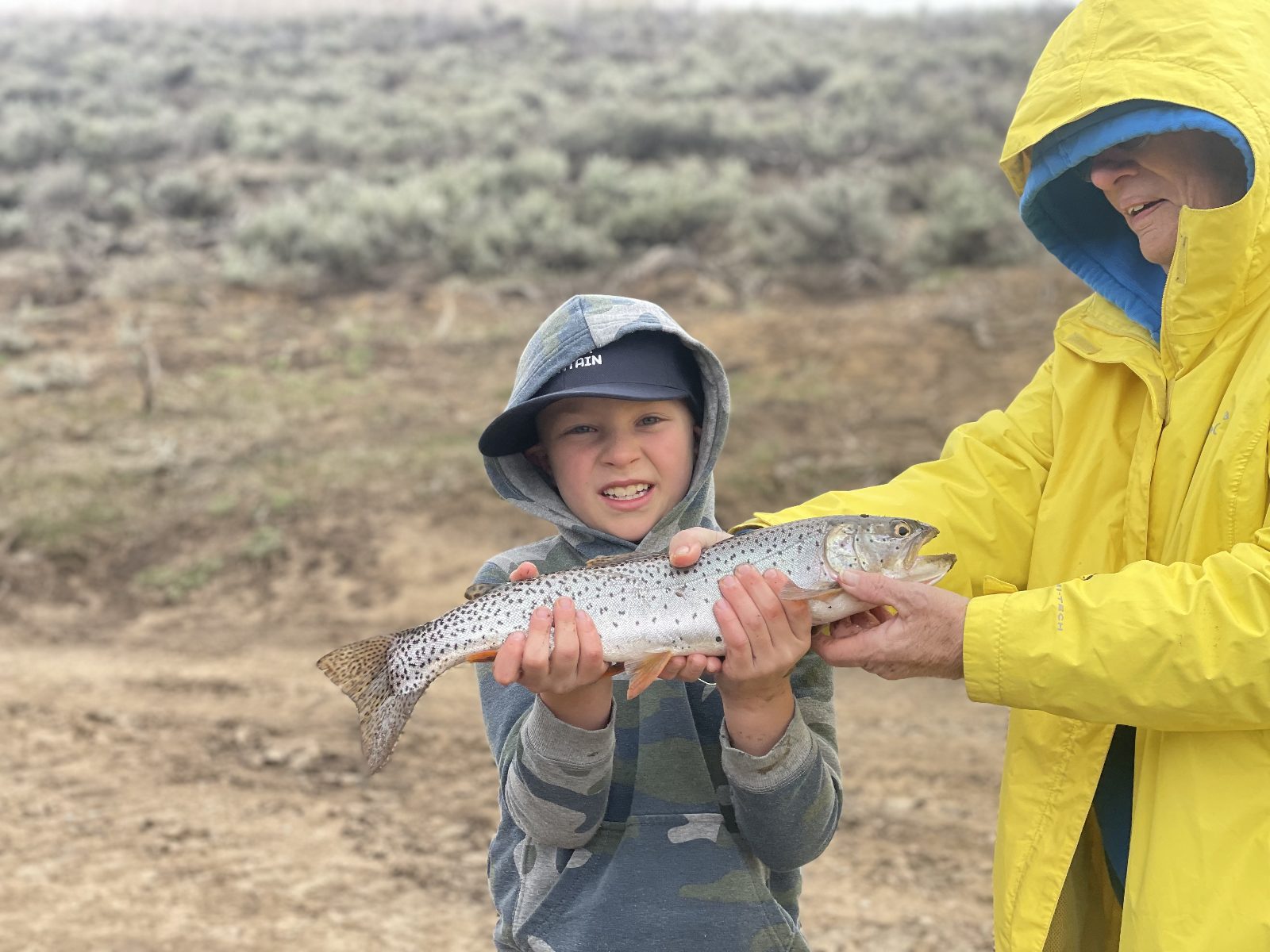 Miles gets a fine trout