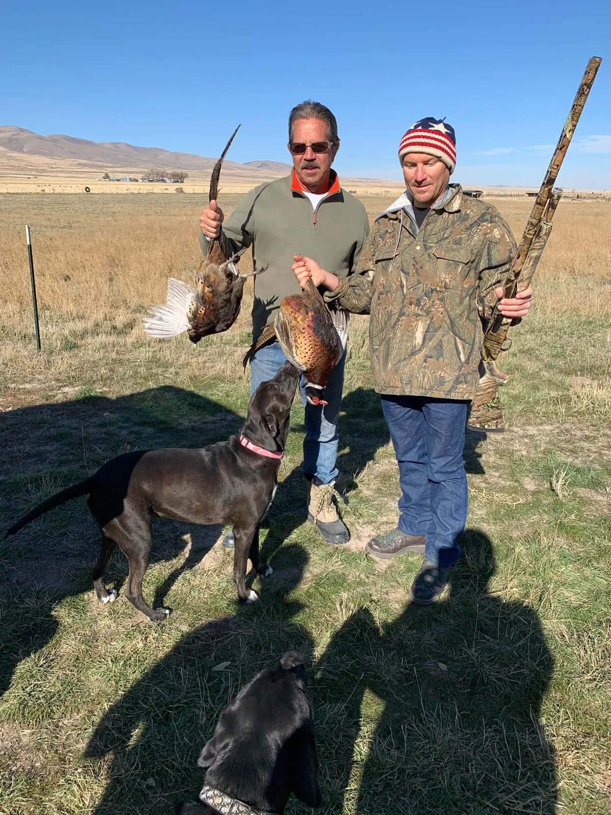 Flying fish!  Howell Valley Utah with  Jeff and Magpie