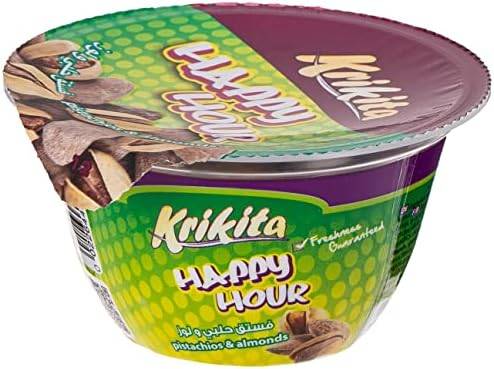 Krikita Happy Hour Pistachios & Almonds | Premium Roasted Nut Blend