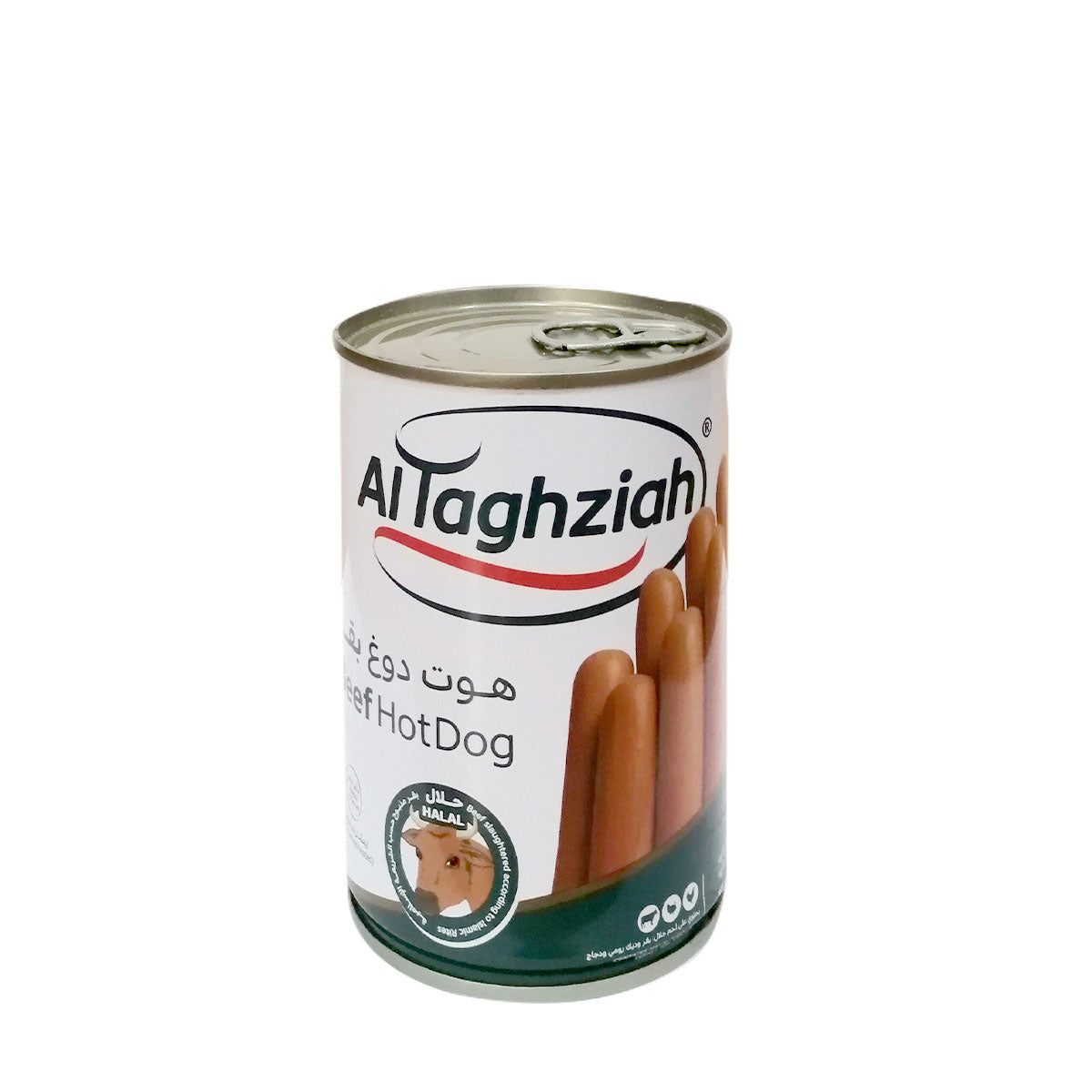 Al Taghziah Canned Beef HotDog  – 100% Halal Frankfurters