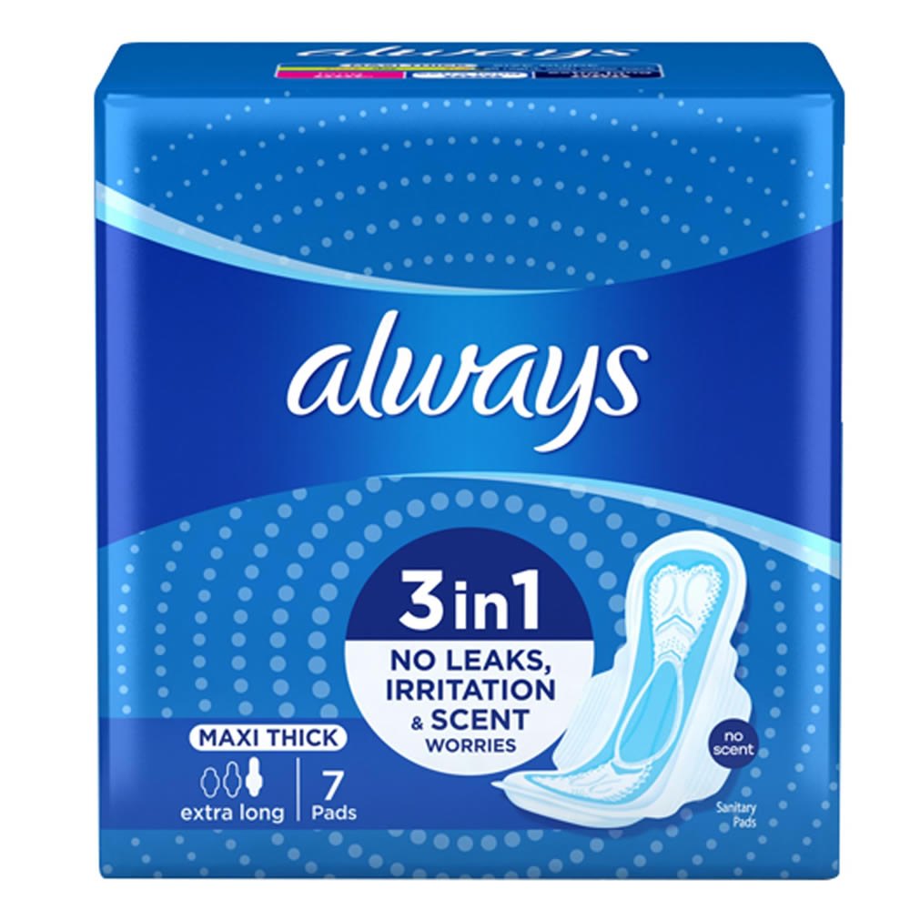 Always Ultra Long Maxi Sanitary Pads 24 Pads – Long-Lasting Leak Protection & Comfort