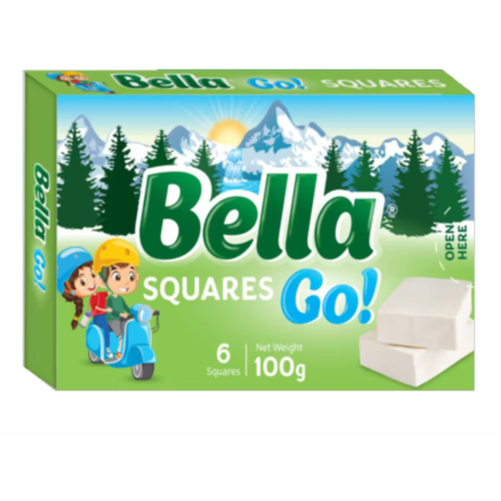 Bella Processed Cheese squares 100