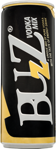 Buzz RTD Vodka Mix Can | Vodka Mixed Drink – Refreshing RTD Beverage