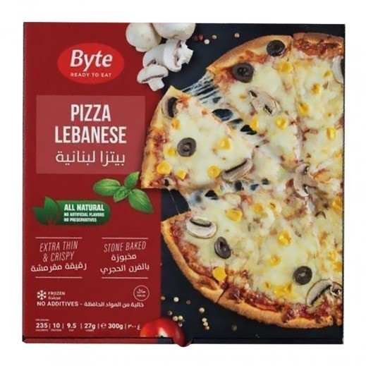 Byte Lebanese Style Pizza | Lebanese Pizza – Savory, Cheesy & Ready to Bake