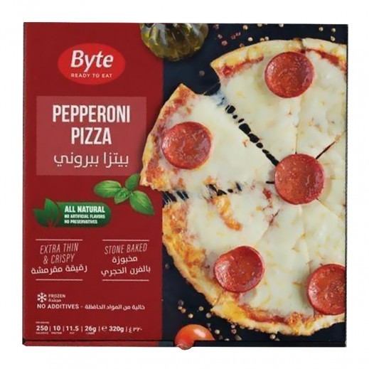 Byte Pepperoni Pizza | Frozen Pepperoni Pizza – Cheesy, Savory & Easy to Bake