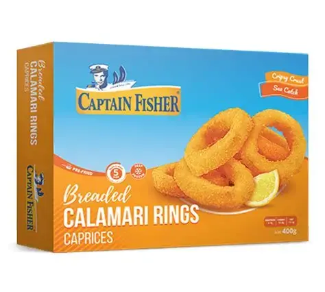Captain Fisher Breaded Calamari Rings | Crispy Breaded Calamari – Crunchy, Golden & Easy to Fry