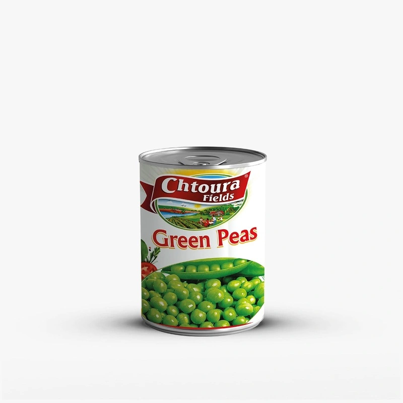 Chtoura Green Peas Easy Open  | Premium Canned Green Peas