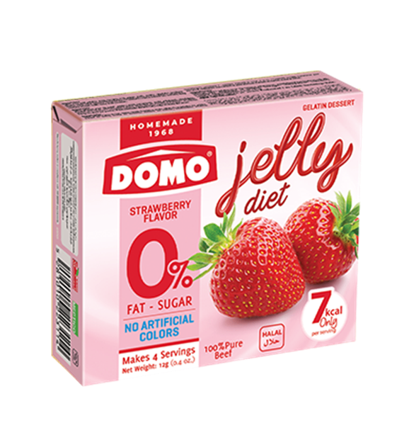 DOMO Diet Jelly | Sugar-Free Jelly Dessert – Light & Healthy Option