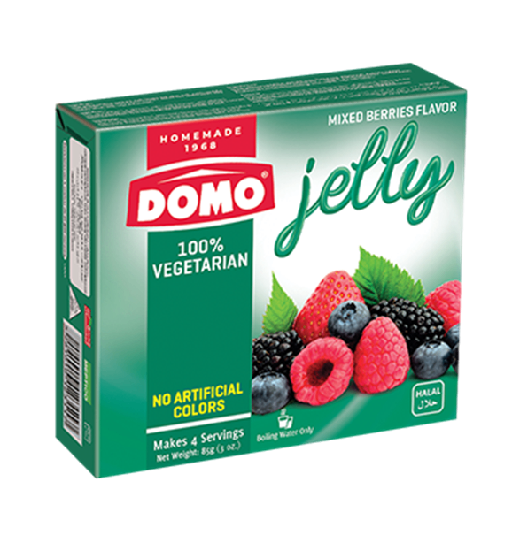 DOMO Vegetarian Jelly | Plant-Based Jelly Dessert – Gelatin-Free Option