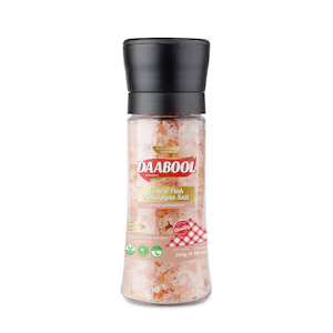 Daabool Himalayan Pink Salt with Adjustable Grinder