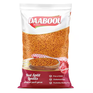 Daabool Red Split Lentils – Premium Dried Red Lentils