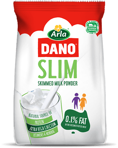 Dano Slim Skimmed Milk Powder | Instant Fat Free Milk Powder for Healthy Nutrition