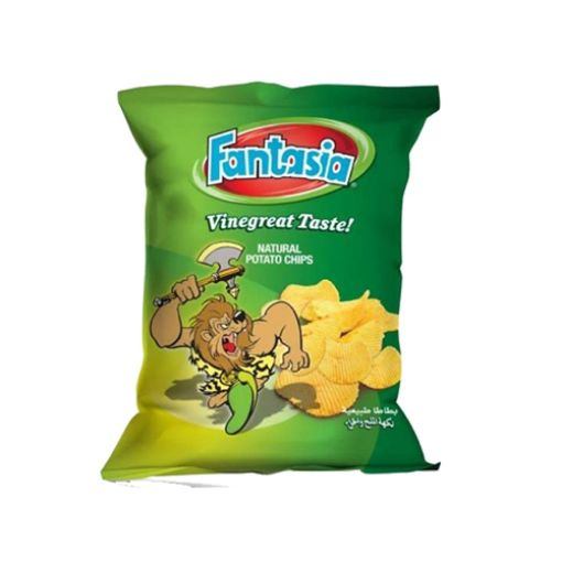 Fantasia Salt & Vinegar Potato Chips 65g | Salt & Vinegar Snack – Crunchy, Flavorful & Shareable