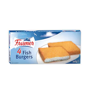 Frumer Fish Burger Patties | Fish Burger Patties – Savory, Crispy & Ready to Cook