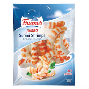 Frumer Jumbo Surimi Shrimps | Surimi Shrimp Seafood – Jumbo, Tender & Ready to Serve