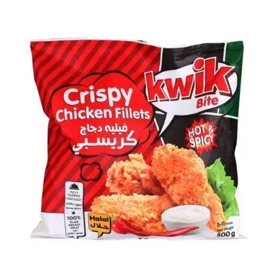 Kwik Bite Hot & Spicy Crispy Chicken Fillets | Spicy Chicken Fillets – Crispy, Bold & Flavorful