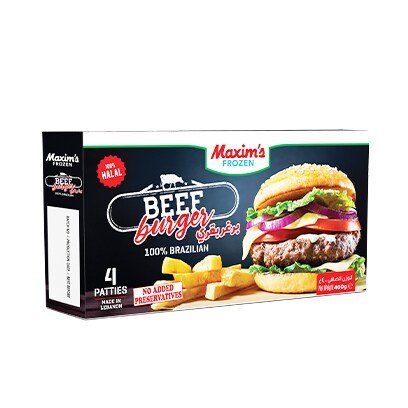 Maxims Beef Burger | Burger Patties – Juicy, Convenient & Ready to Grill