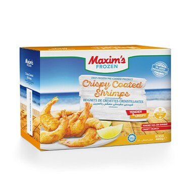 Maxims Crispy Coated Shrimps | Shrimp – Crispy, Tender & Ready to Serve